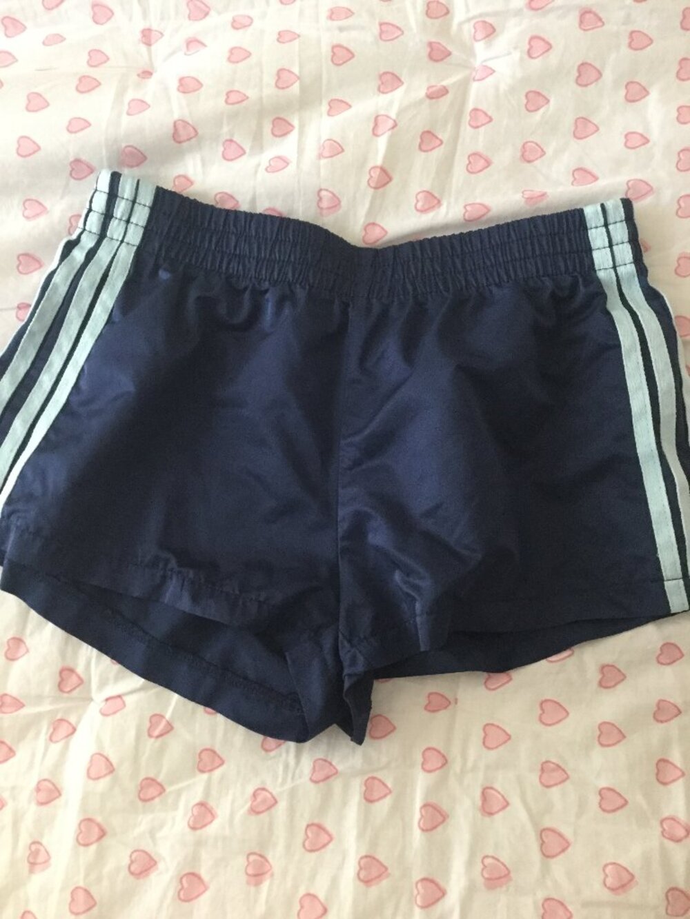 Edikted blue stripe shorts